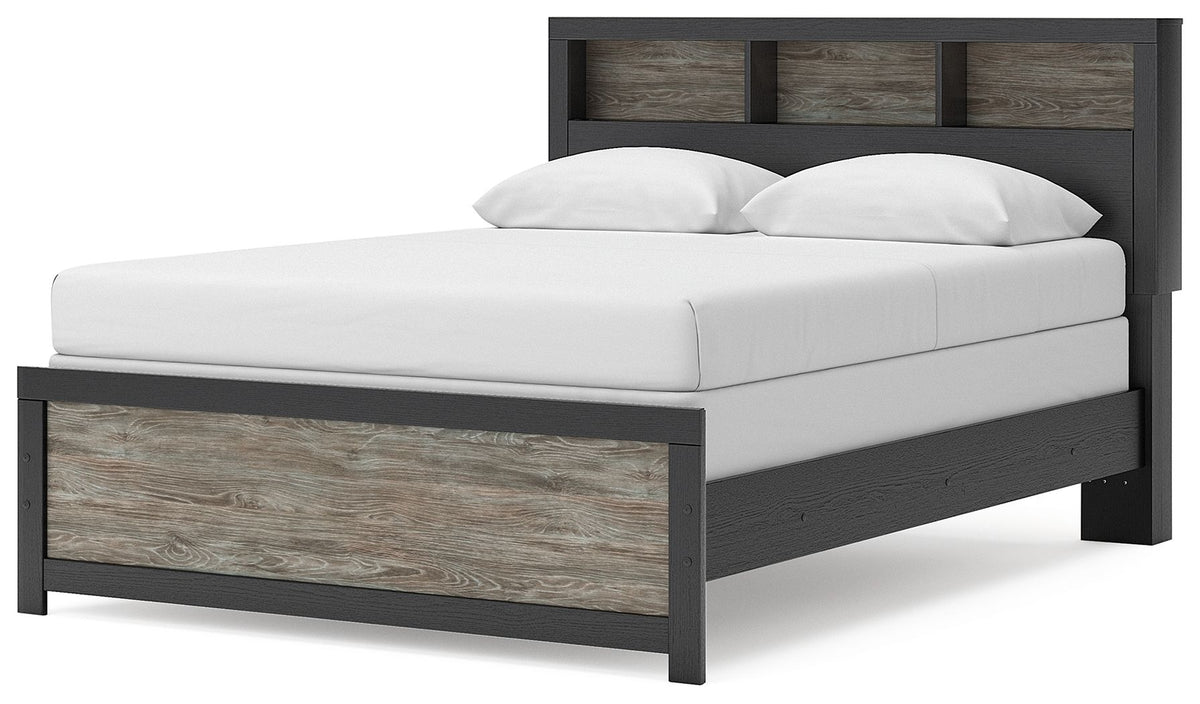 Broachmyn - Lighted Bookcase Panel Bed by Ashley – view 3