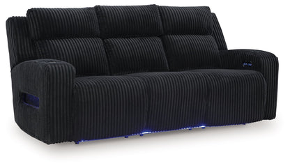 Forest Lake - Power Reclining Sofa With Adj Headrest by Ashley – Reclining Sofas