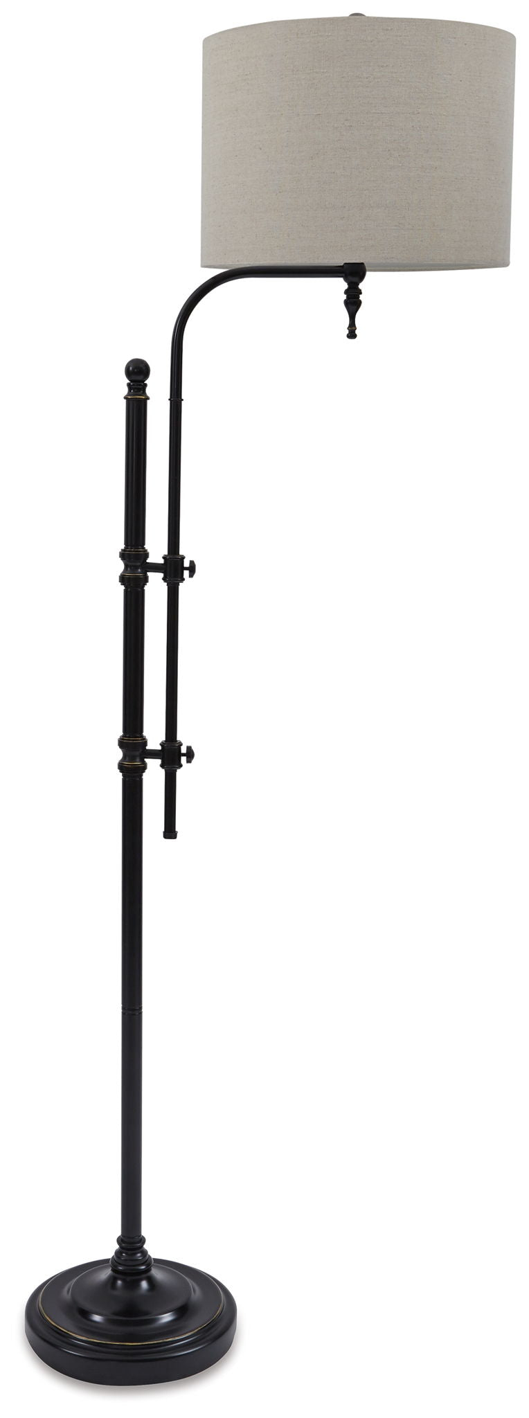 Anemoon - Metal Floor Lamp  - Black by Ashley – Floor Lamps