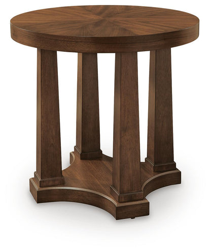 Rustic Plains - Round Table by Ashley – End Tables