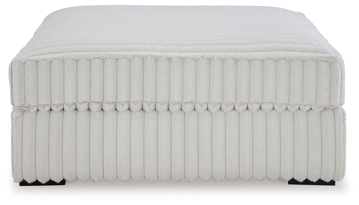 Stupendous - Oversized Accent Ottoman - Alloy by Ashley – view 4