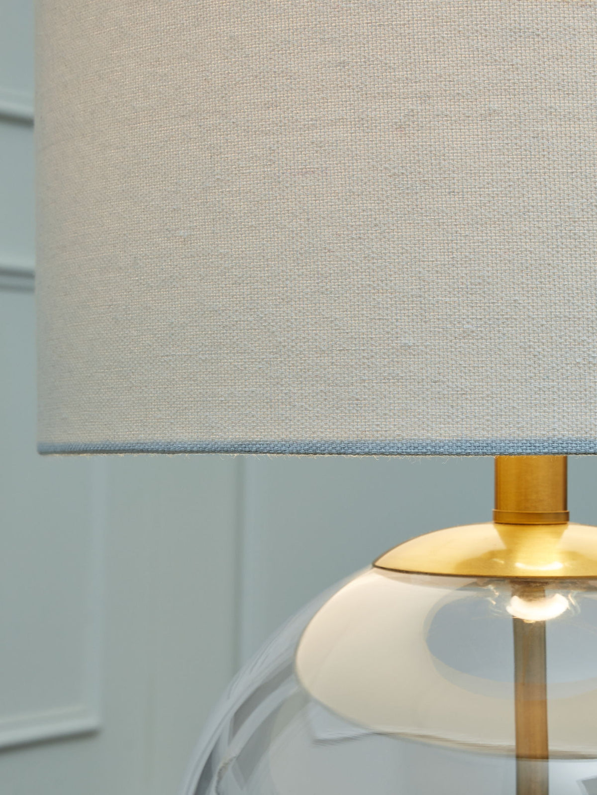 Samder - Glass Table Lamp  - White by Ashley – view 3