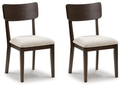 Shorbyn - Dining Upholstered Side Chair (Set of 2) - Merlot by Ashley – Chair Sets
