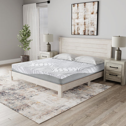 8 Inch Memory Foam - California King Mattress - White by Ashley – view 4