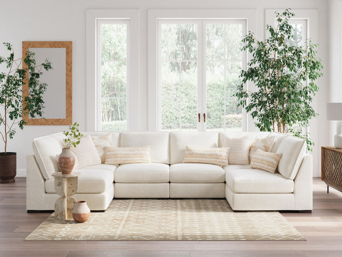 Donelson Creek - 6-Piece Sectional - Vanilla – view 3
