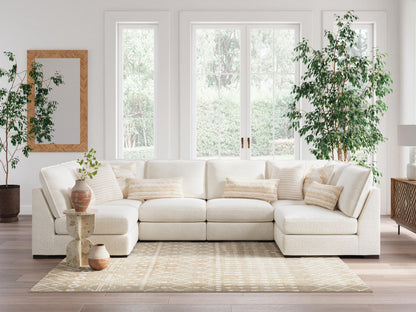 Donelson Creek - 6-Piece Sectional - Vanilla – view 3