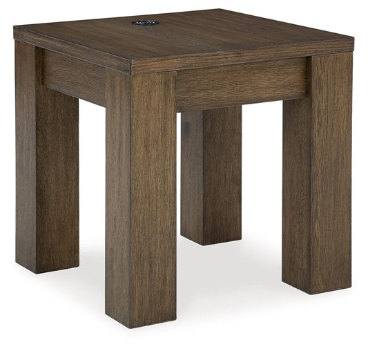 Rosswain - Square End Table - Warm Brown by Ashley – End Tables