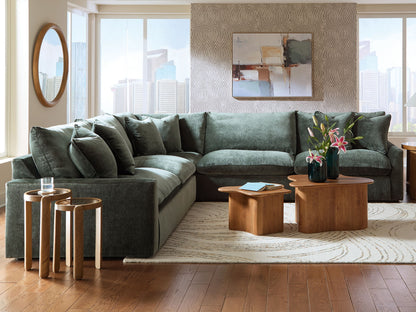Carriage View - 3-Piece Sectional - Jade – view 3