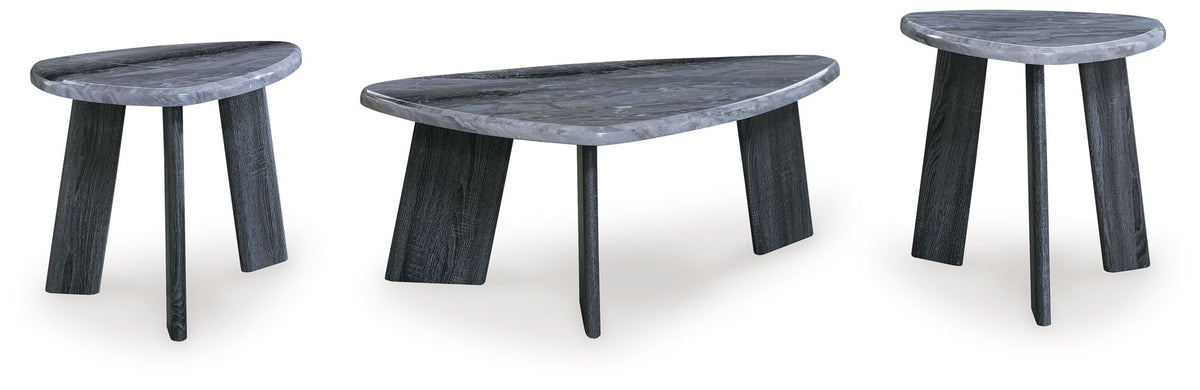 Bluebond - Occasional Table Set (Set of 3) - Gray by Ashley – Table Sets