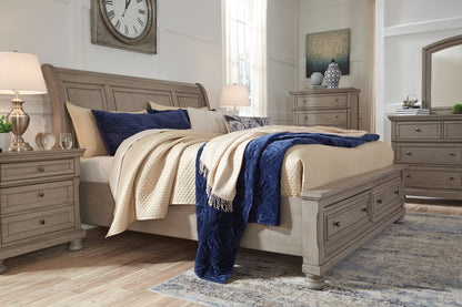 Lettner - Sleigh Bed by Ashley – view 10