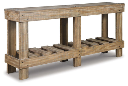 Susandeer - Console Sofa Table - Brown by Ashley – Console Tables