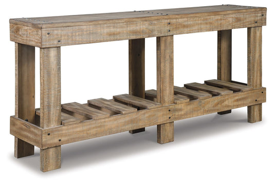 Susandeer - Console Sofa Table - Brown by Ashley – Console Tables