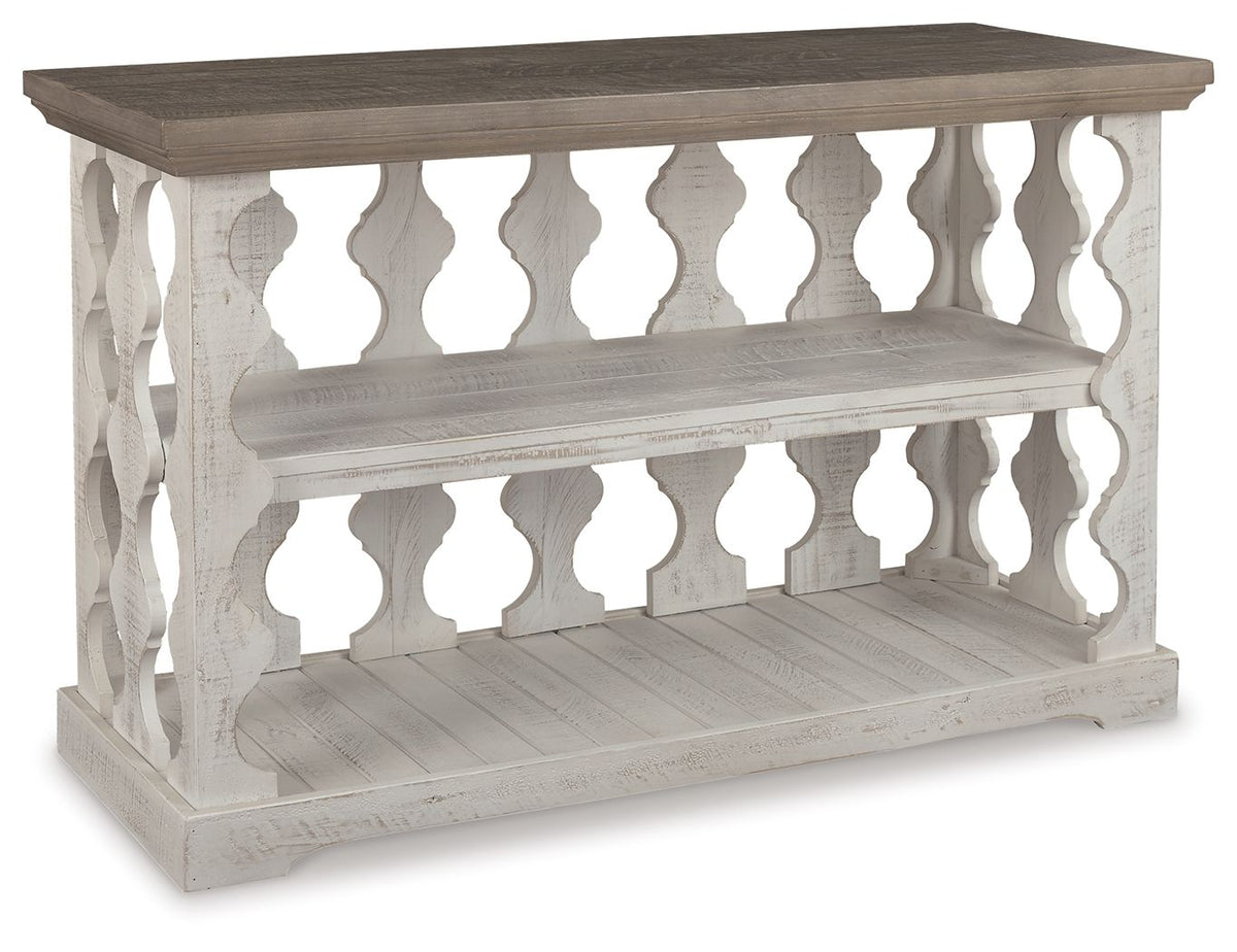 Havalance - Console Sofa Table - Gray / White by Ashley – Sofa Tables