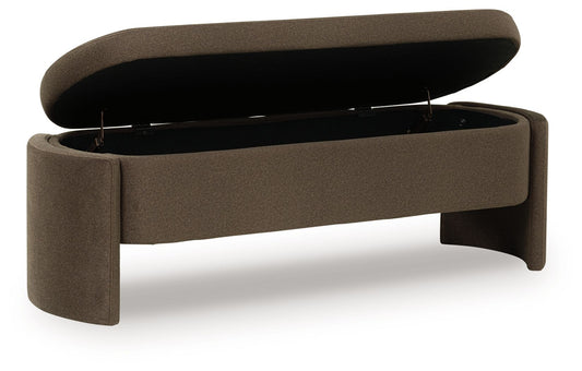 Vavuniya - Storage Bench - Brown by Ashley – view 2