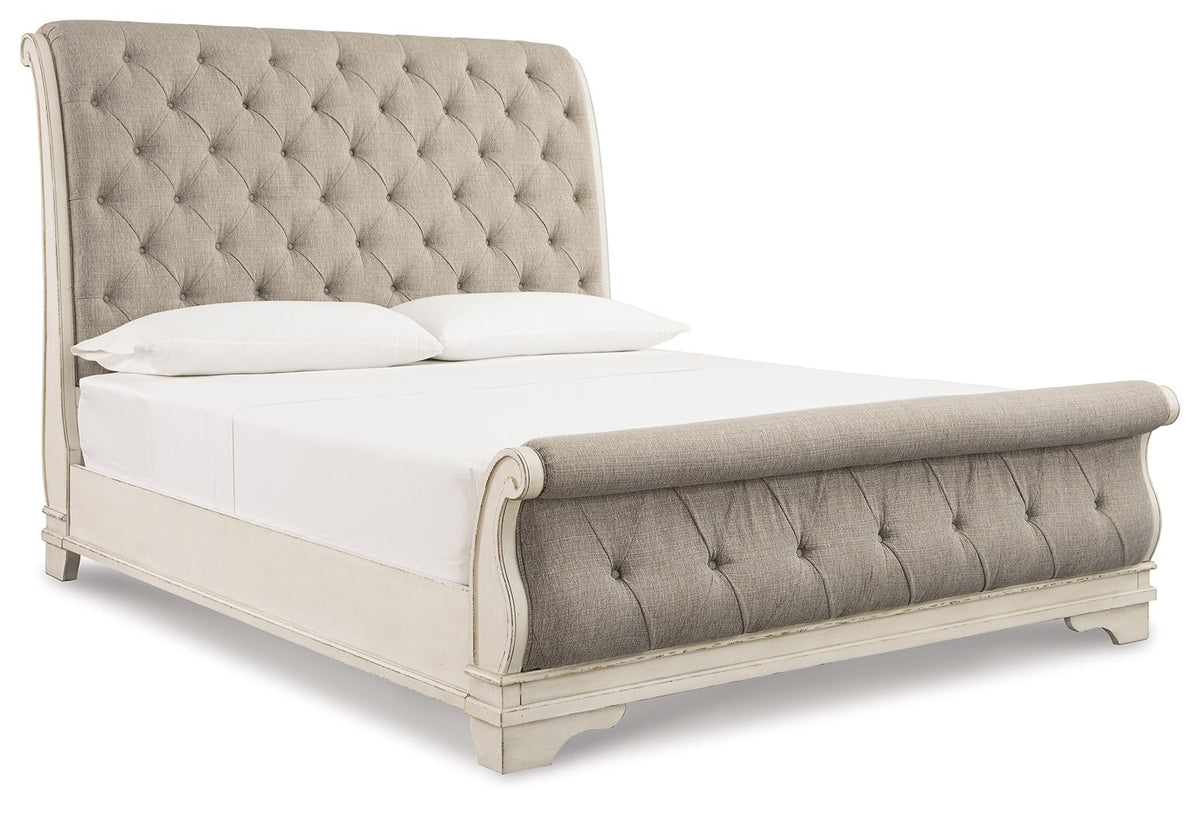 Realyn - Upholstered Sleigh Bed by Ashley – Upholstered Beds