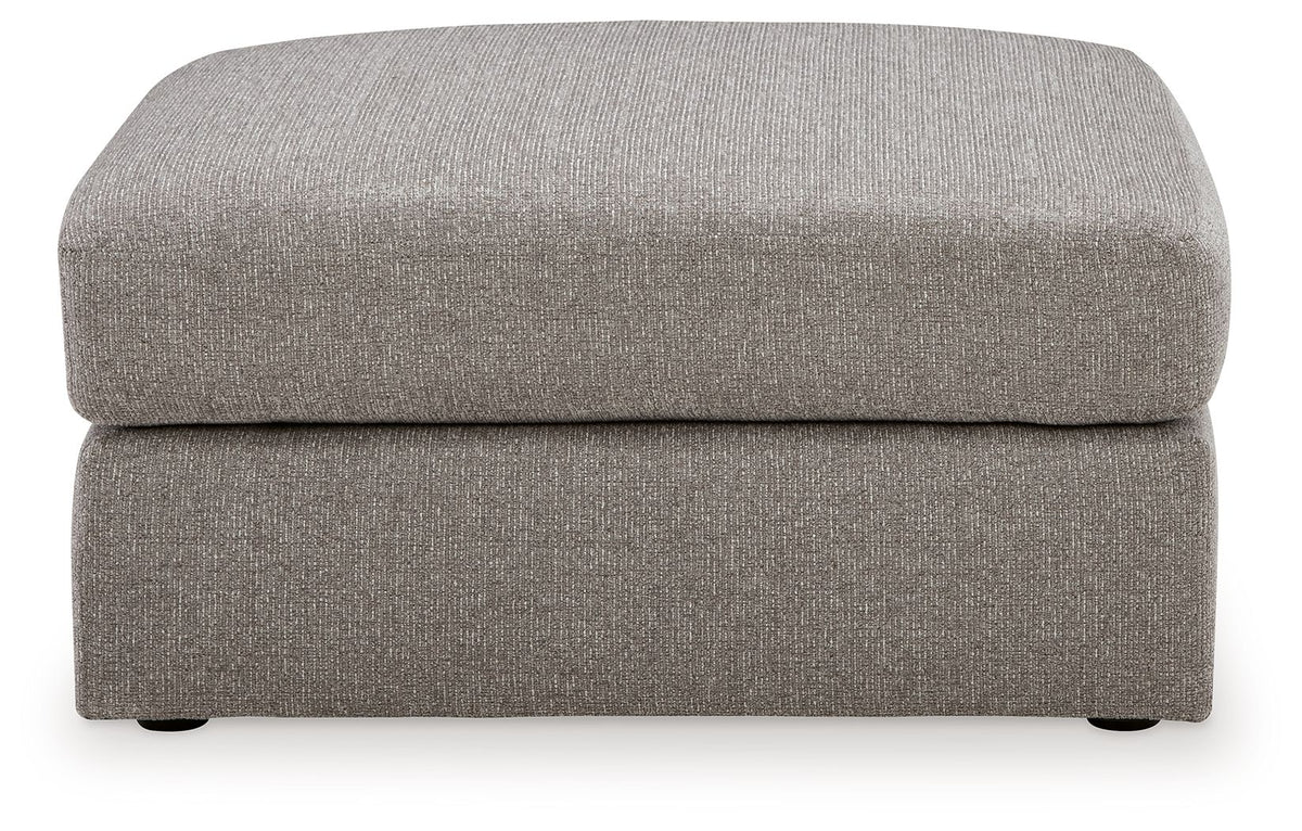 Lindon - Oversized Accent Ottoman - Smoke – view 3