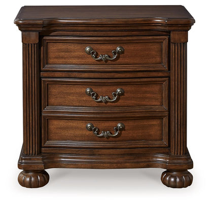 Lavinton - Three Drawer Night Stand - Brown by Ashley – view 3