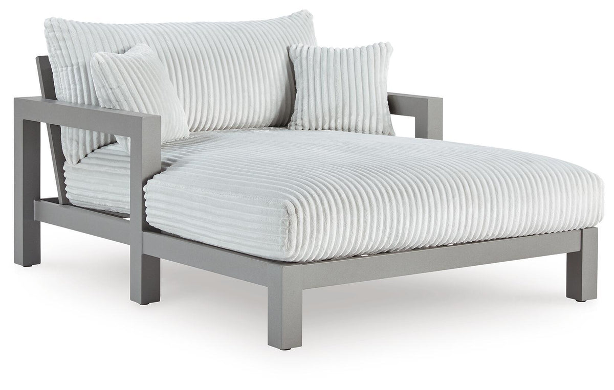 Hurley Park - Chaise Lounge With Cushion - Gray by Ashley – Chaises