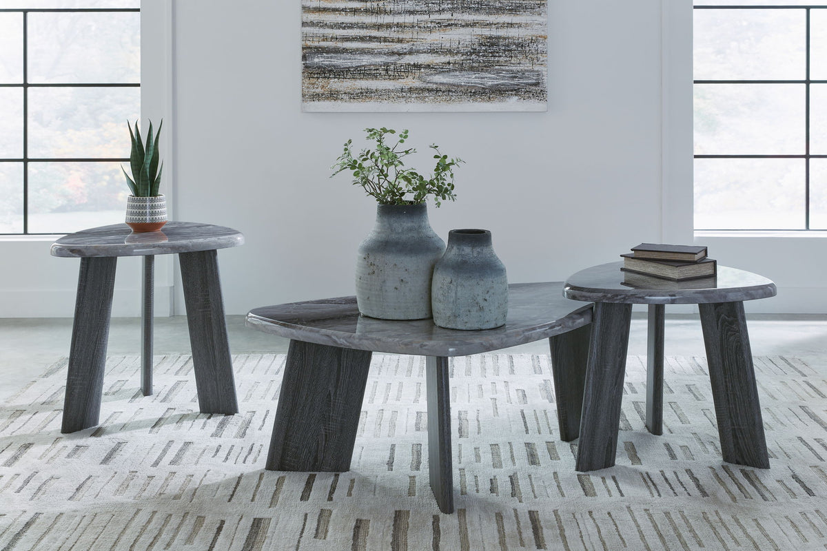 Bluebond - Occasional Table Set (Set of 3) - Gray by Ashley – view 3