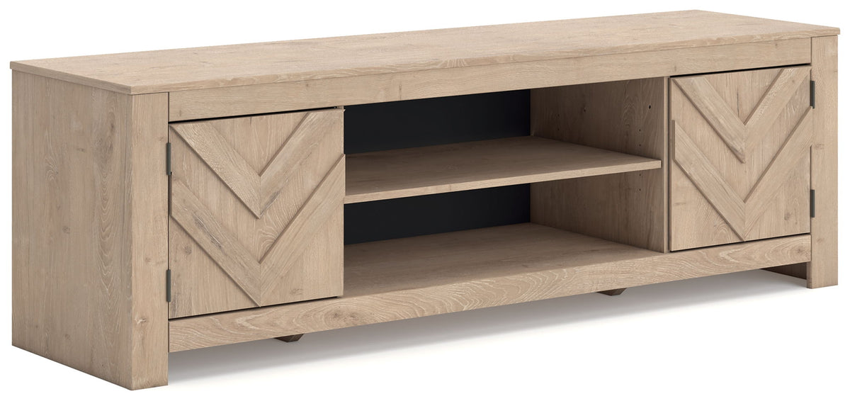 Cayboni - LG TV Stand With Fireplace Option by Ashley – TV Stands