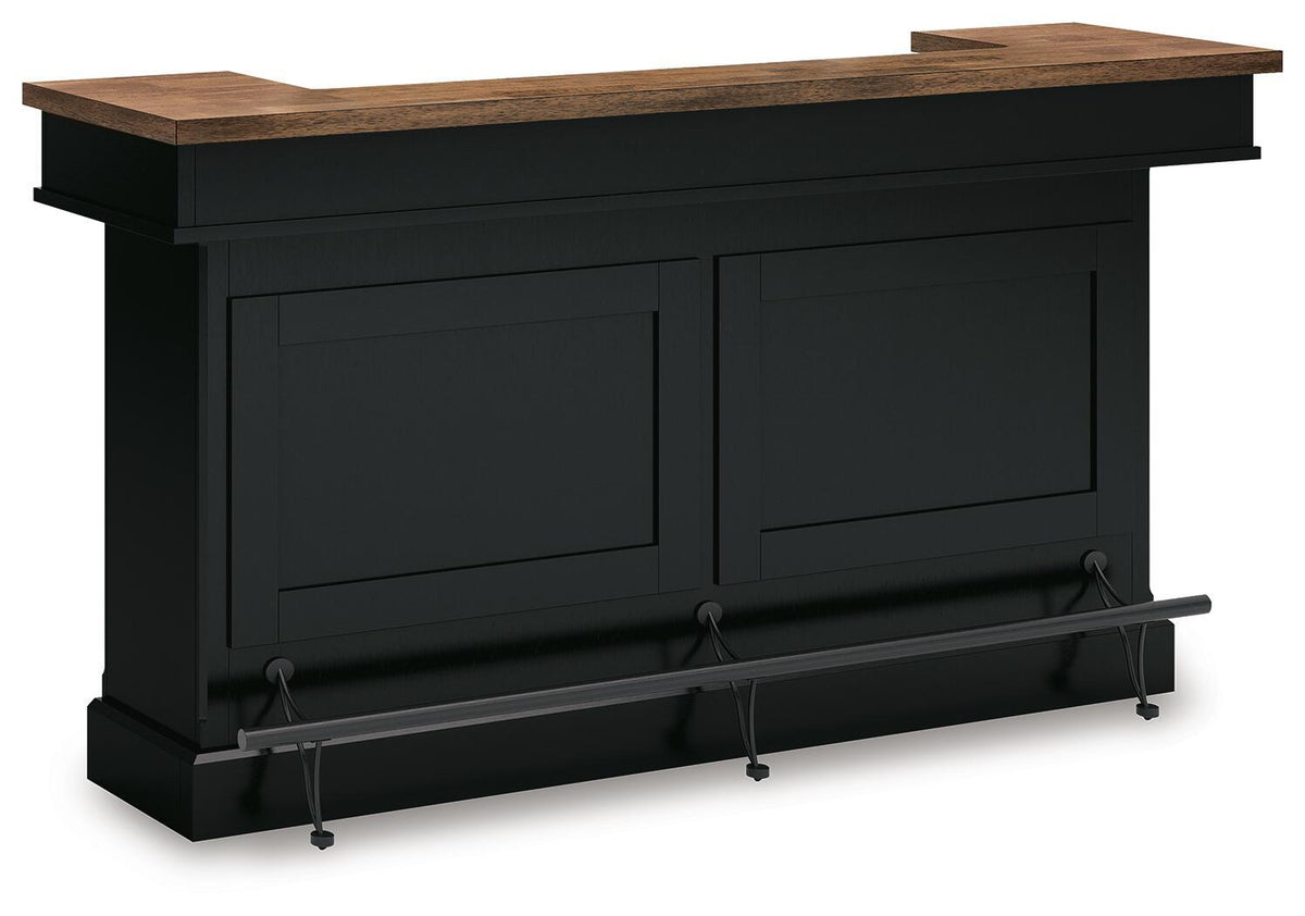 Wildenauer - Bar - Brown / Black by Ashley – Bar Tables