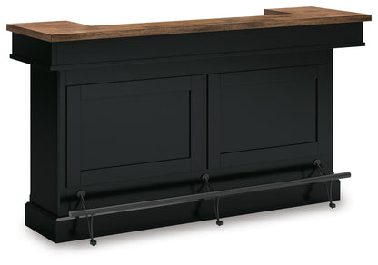 Wildenauer - Bar - Brown / Black by Ashley – Bar Tables