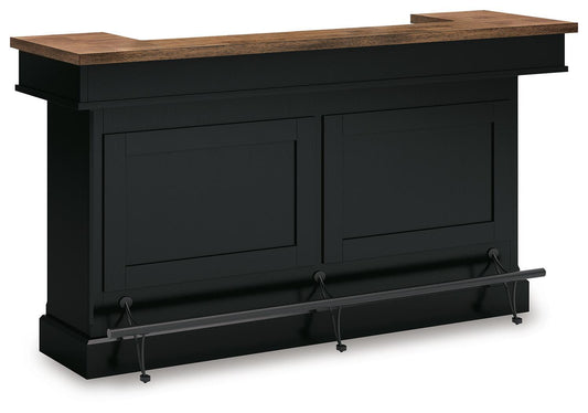 Wildenauer - Bar - Brown / Black by Ashley – Bar Tables