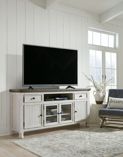 Havalance - Extra Large TV Stand - 4 Doors - Brown / Beige by Ashley – view 2