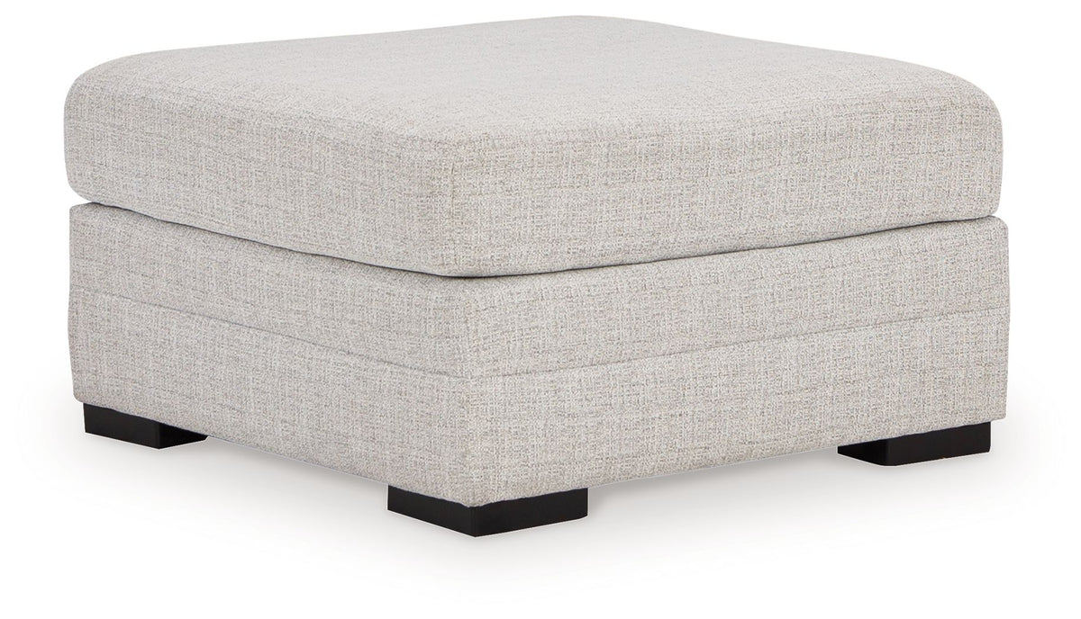 Koralynn - Oversized Accent Ottoman - Stone – Accent Ottomans