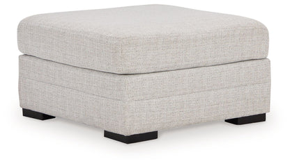 Koralynn - Oversized Accent Ottoman - Stone – Accent Ottomans