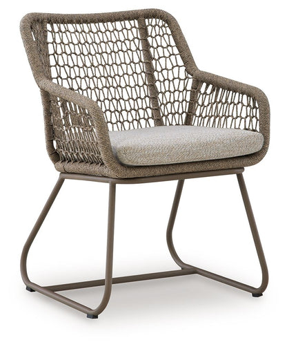 Majors Beach - Outdoor Table And 2 Chairs (Set of 3) - Beige by Ashley – view 3