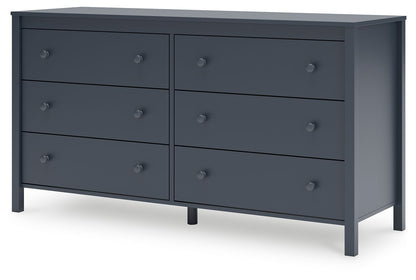 Simmenfort - Six Drawer Dresser - Navy Blue by Ashley – view 3