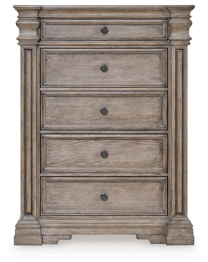 Blairhurst - Five Drawer Chest - Light Grayish Brown by Ashley – view 3