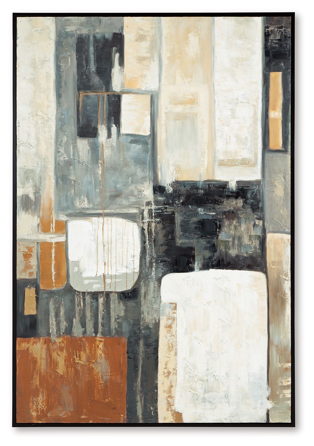 Howford - Wall Art - Brown / Black / Gray by Ashley – Canvas Art