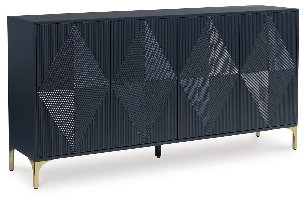 Loirwick - Accent Cabinet - Dark Blue by Ashley – Accent Cabinets