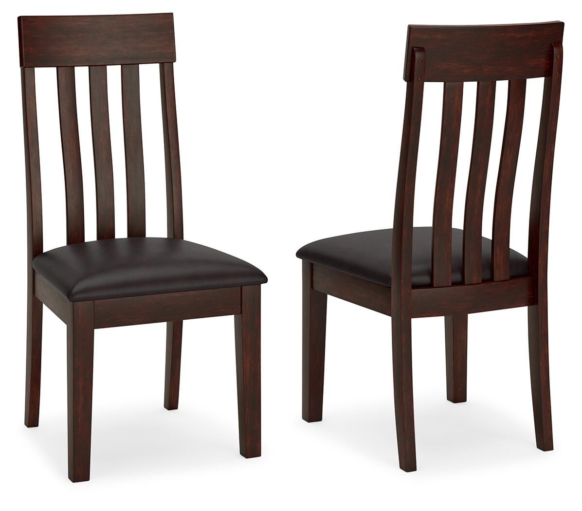 Haddigan - Dining UPH Side Chair (Set of 2) - Dark Brown by Ashley – Chair Sets
