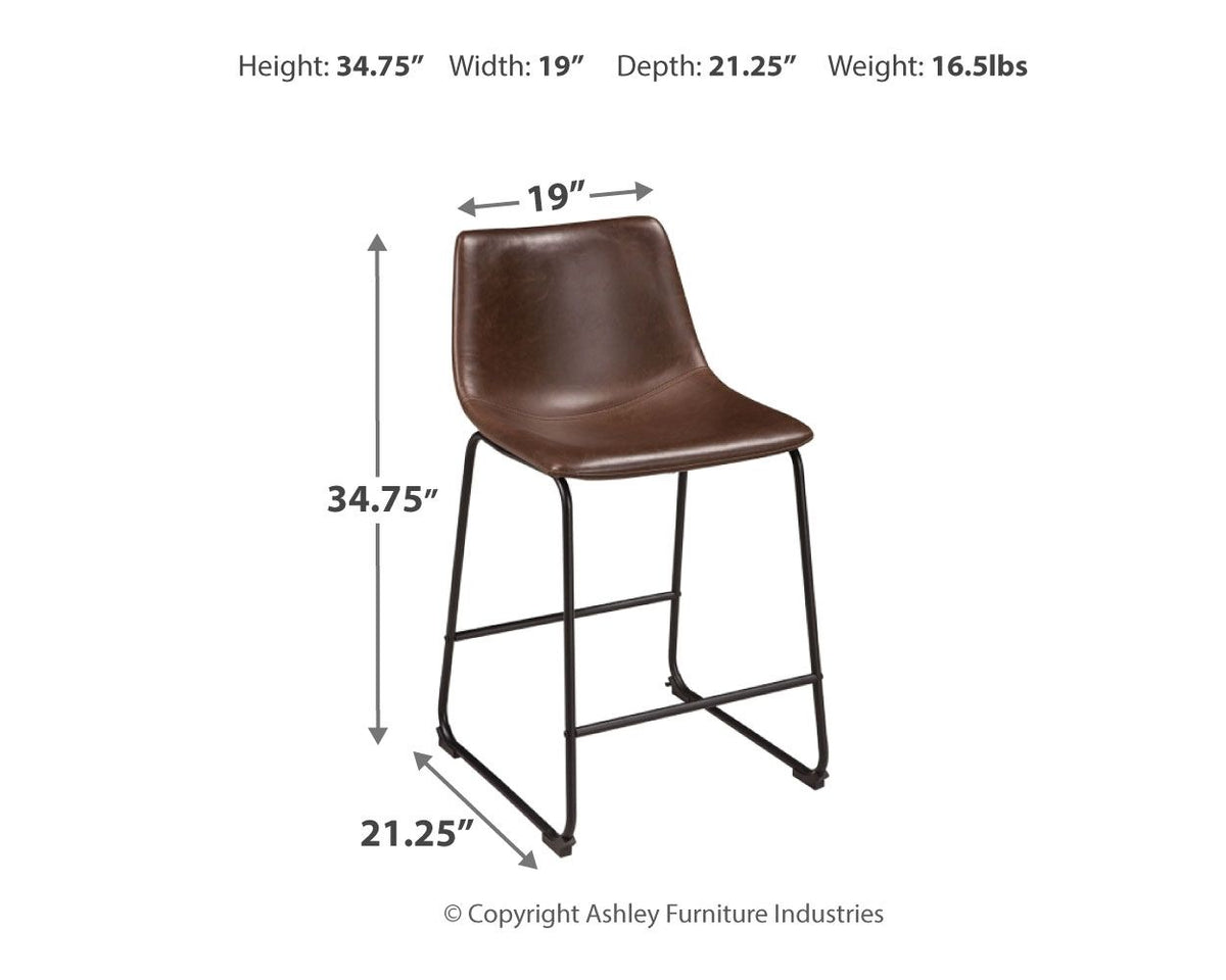 Centiar - Upholstered Barstool (Set of 2) by Ashley – view 17