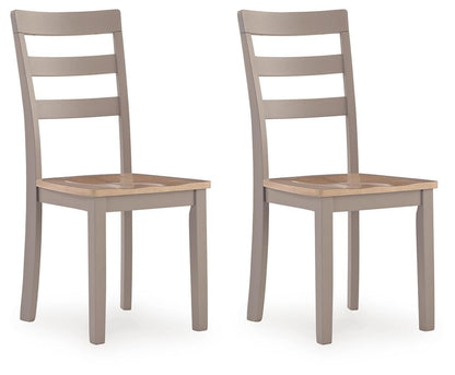 Harperfeld - Dining Room Side Chair (Set of 2) - Natural / Gray by Ashley – Chair Sets