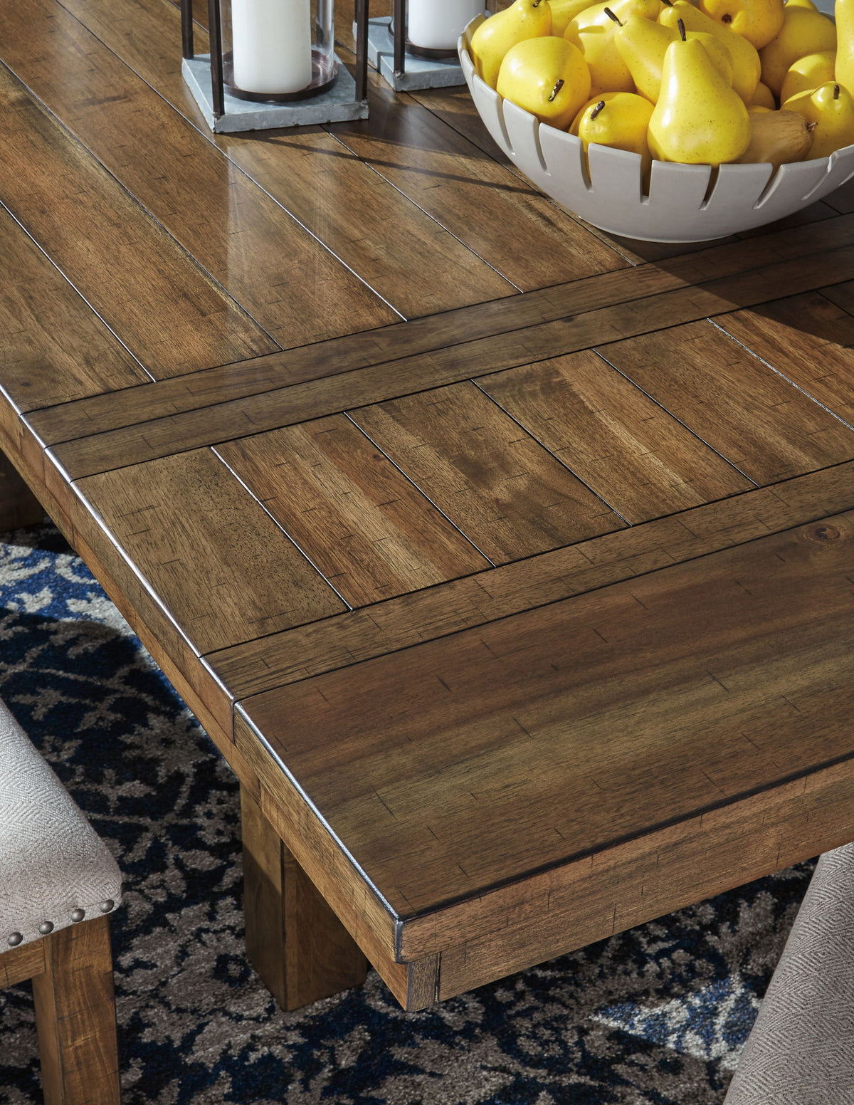 Moriville - Rectangular Dining Room Extension Table - Grayish Brown by Ashley – view 4