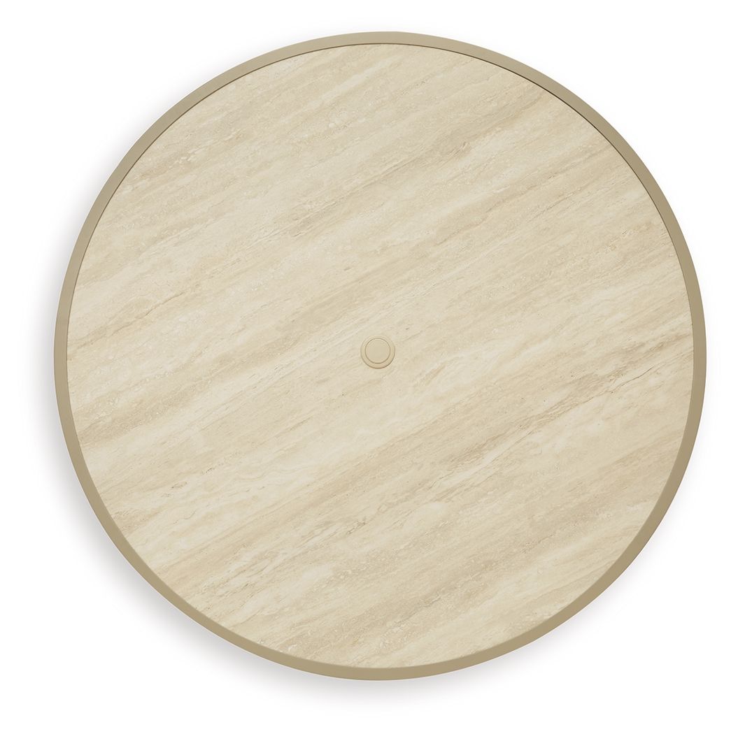 Orchard Beach - Outdoor Dining Table - Beige by Ashley – view 3