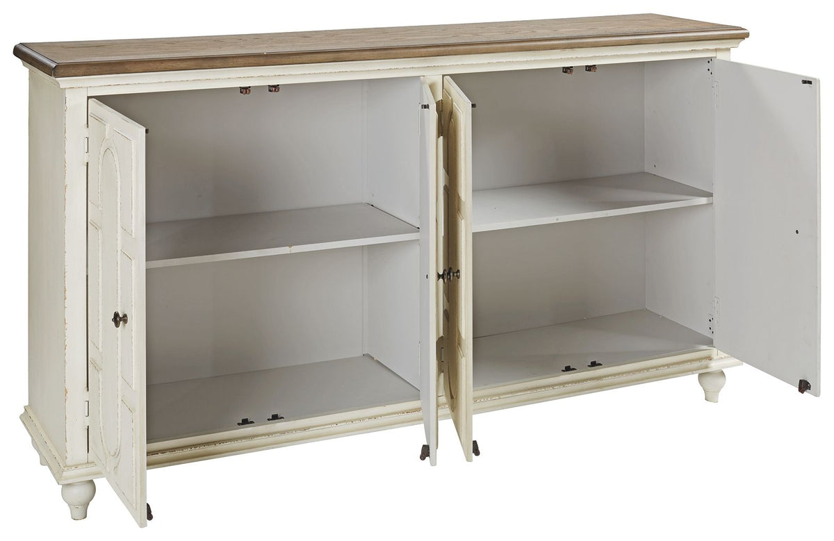 Roranville - Accent Cabinet - Antique White by Ashley – view 3