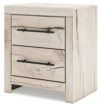 Lawroy - Two Drawer Night Stand - Light Natural – view 4