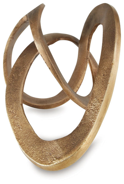 Dunnruck - Sculpture - Antique Brass Finish by Ashley – view 4