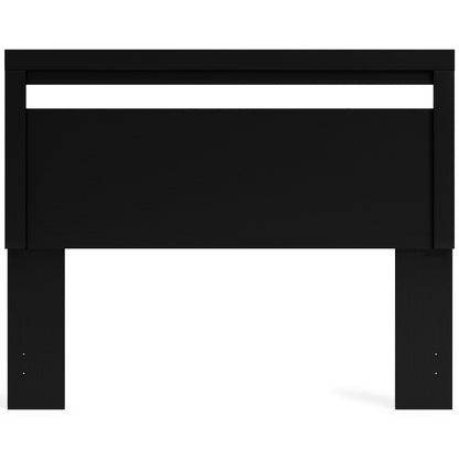Finch - Queen Panel Headboard - Black by Ashley – view 4