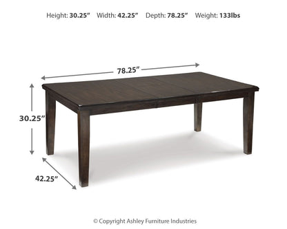 Haddigan - Dining Room Extension Table by Ashley – view 8