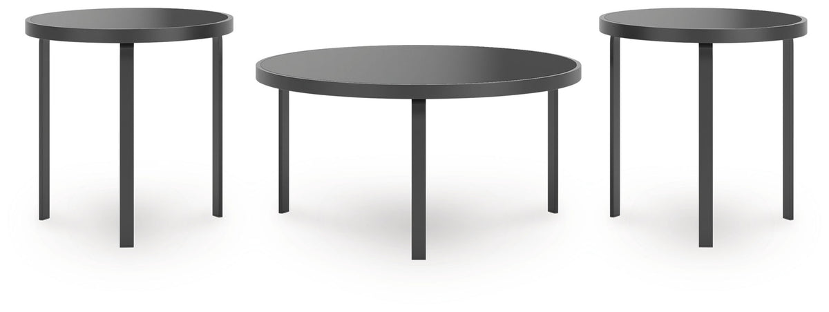 Dorylin - Occasional Table Set (Set of 3) - Black by Ashley – view 2