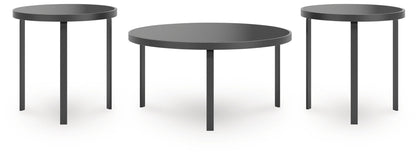 Dorylin - Occasional Table Set (Set of 3) - Black by Ashley – view 2