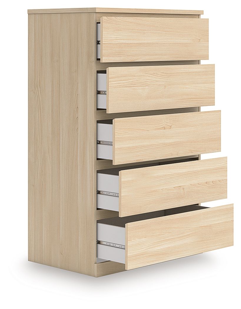 Onita - Five Drawer Chest by Ashley – view 4