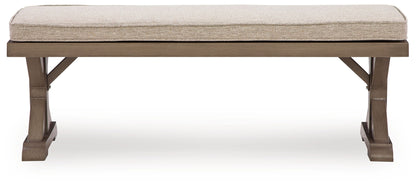 Laguna Heights - Bench With Cushion - Beige by Ashley – view 3