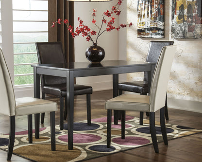 Kimonte - Rectangular Dining Room Table - Dark Brown by Ashley – view 3
